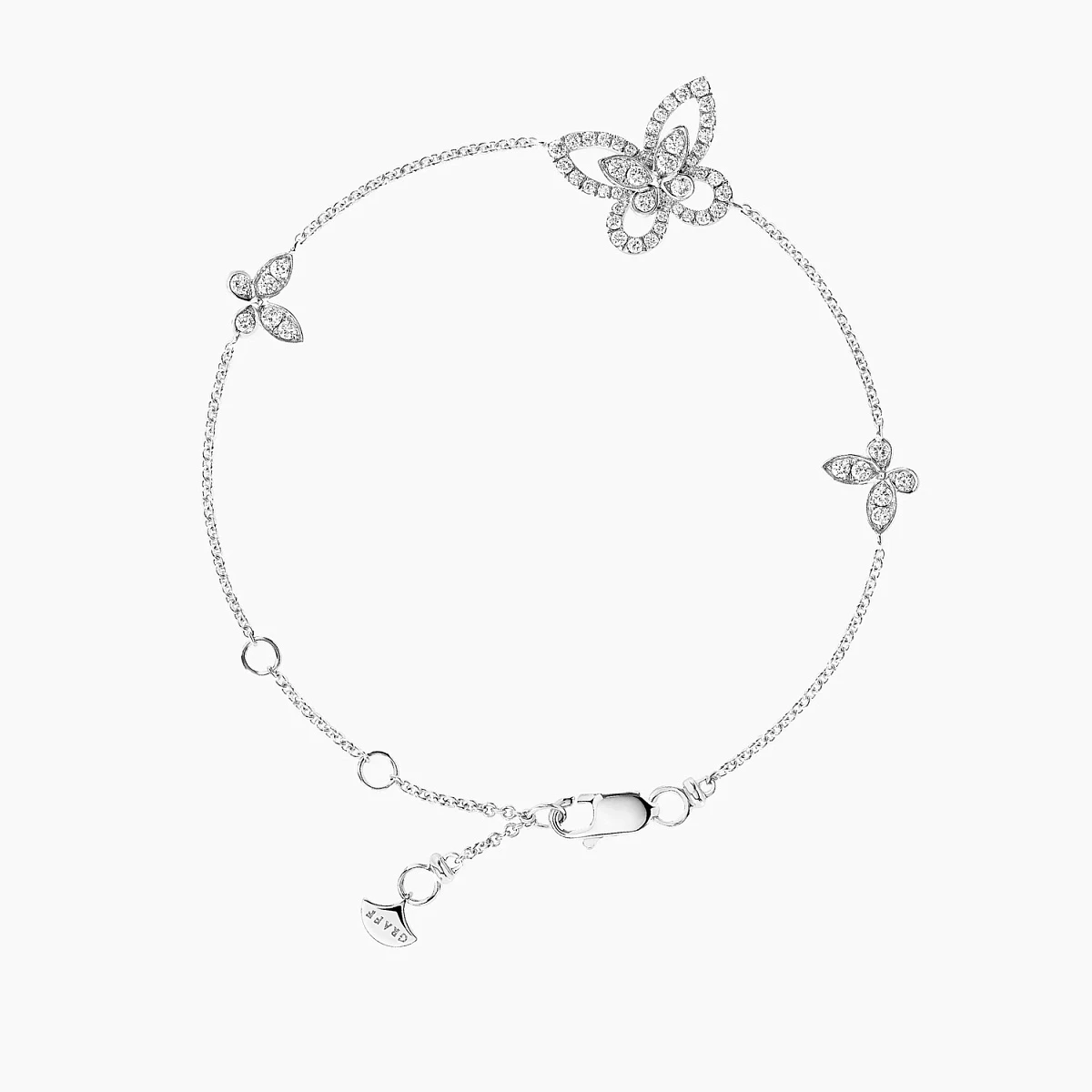 Купить украшение Graff Butterfly Silhouette Diamond Mini Bracelet RGB466: в наличии в Москве!