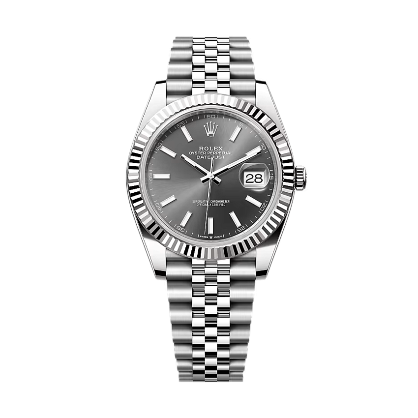 Datejust 41 Oystersteel and white gold