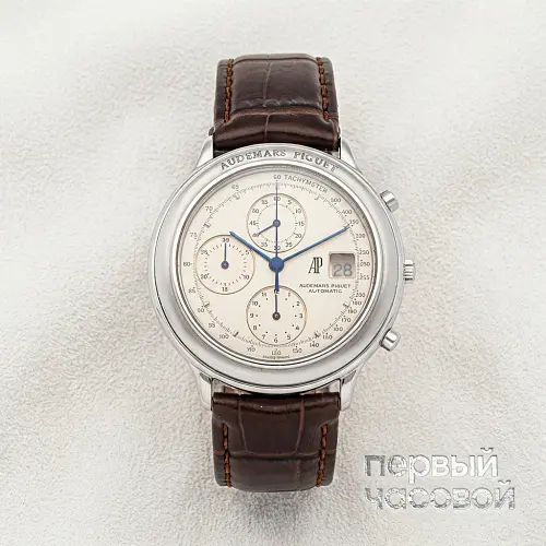 Jules Huitième Stainless Steel White Dial Chronograph 40 MM