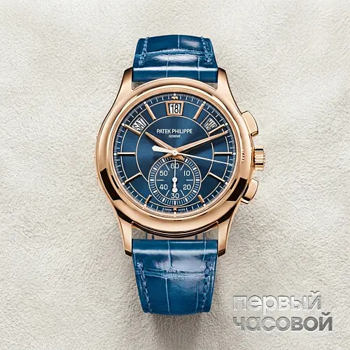Annual Calendar Chronograph Blue Dial