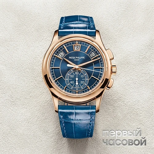 Annual Calendar Chronograph Blue Dial