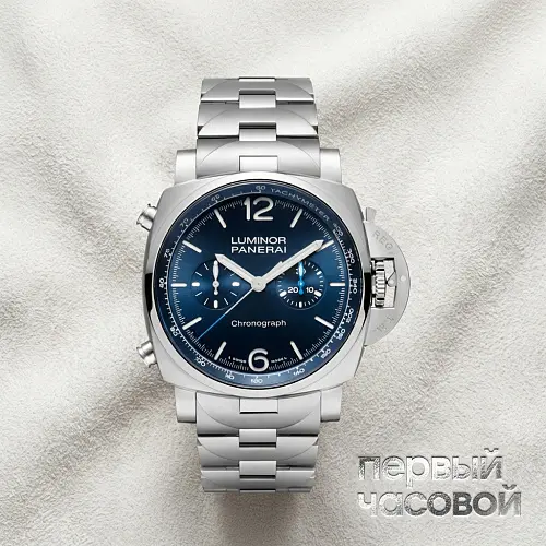 Luminor Chrono 44 mm Blue Dial Steel