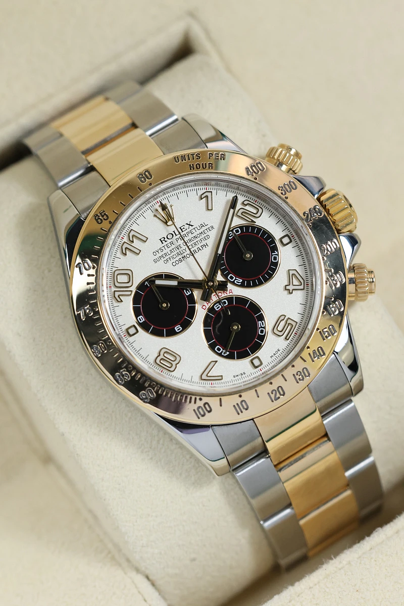 Купить элитные часы Rolex Oyster Perpetual Cosmograph Daytona White Racing Dial 116523: в наличии в Москве!