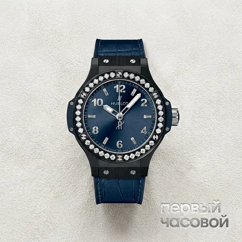 Big Bang Ceramic Blue Diamonds 38 mm