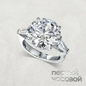 Studio jewelry Кольцо с лабораторным бриллиантом 5,06 ct E/VS1