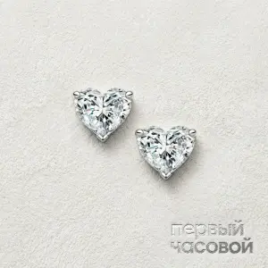 Studio jewelry Серьги с бриллиантами 1,01/1,01 ct F-G/VVS2-VS2