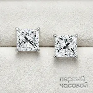 Studio jewelry Серьги с бриллиантами 1,01/1,01 ct G/VVS2