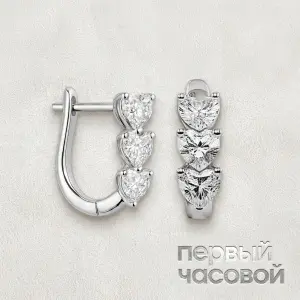 Studio jewelry Серьги с бриллиантами 1,40 ct