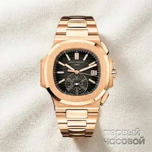 Patek Philippe Nautilus Chronograph Rose Gold New Buckle