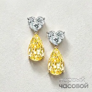 Studio jewelry Серьги с бриллиантами 1,01/1,06 ct W to X/VVS1