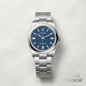 Rolex Oyster Perpetual 36 Med Blue Dial