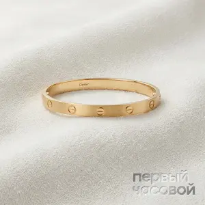 Cartier Love Bracelet, Classic Model, Brushed Yg
