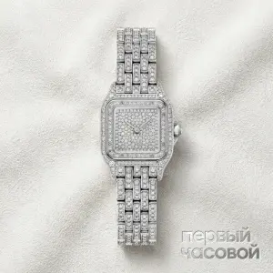 Cartier Small Panthere De Cartier Custom Diamonds Full Pave