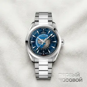 Omega Seamaster Seamaster Aqua Terra 150M Co‑Axial Master Chronometer Gmt Worldtimer 43 Mm