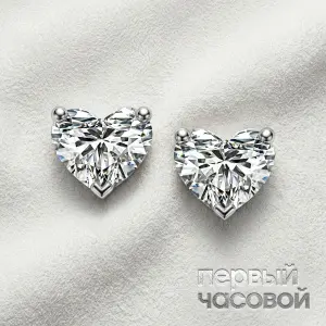 Studio jewelry Серьги с бриллиантами 0,90/0,91 ct E/VS2