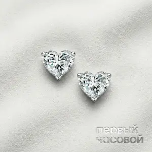 Studio jewelry Серьги с бриллиантами 0,71/0,70 ct F/VS1