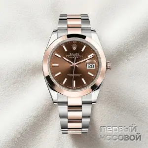 Rolex Datejust II 41 mm Steel & Rose Gold Chocolate Dial