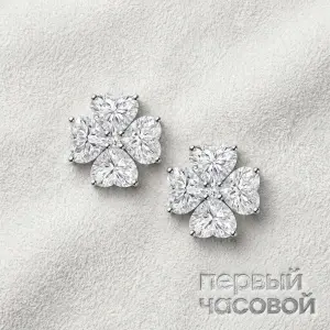 Studio jewelry Серьги с бриллиантами 4,00 ct H/VS2