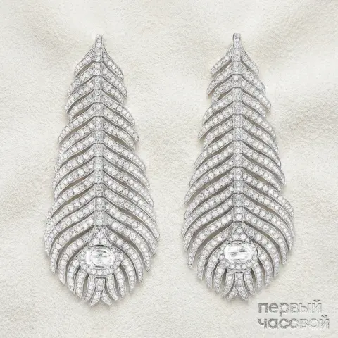 Серьги Plume de Paon